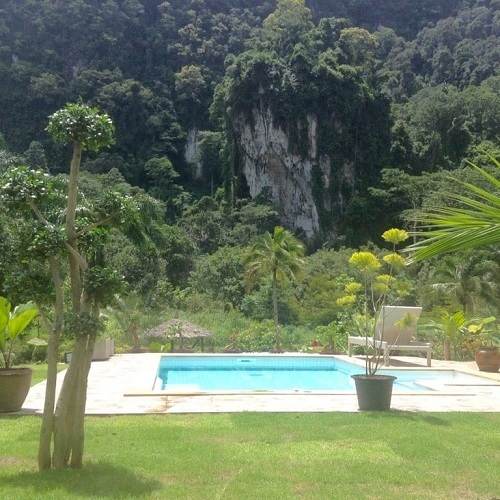 Amazing-Pool-and-Mountain-view-at-Villa-Blue-River-in-Krabi-Thailand