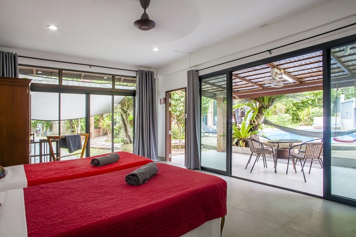 Krabi Villa For Rent Bedroom PoolView