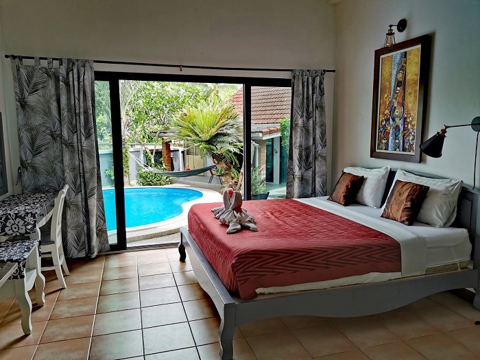 Luxurious Bedroom with Comfortable King Size Bed Private Pool Villa Utopia in Krabi