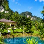 Krabi Holiday Home mountain cliff Baan Villa Blue River