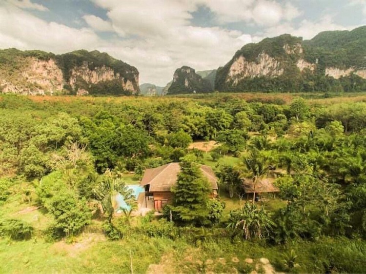 Krabi Villa For Rent Drone Picture Villa Paraiso Landscape