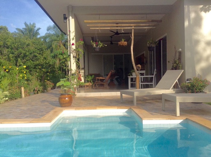 Pool Villa Blue River house for rent Krabi