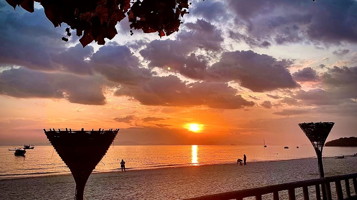 Stunning Sunset at Klong Muang Beach Krabi Thailand