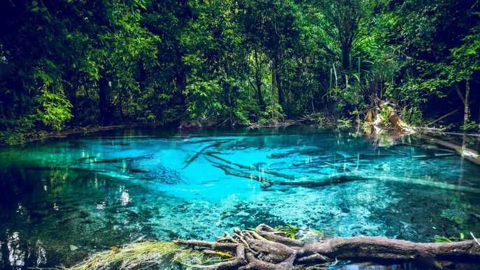 blue pool lagoon krabi activities