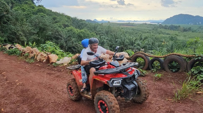Rugged trail during a Krabi ATV adventure