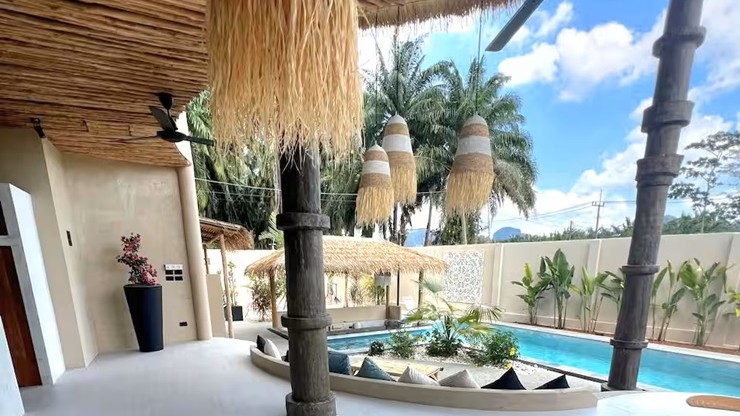 terrace pool villa Timalima krabi